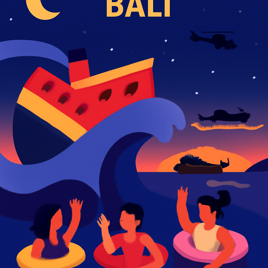 Boat Sinks Near Bali