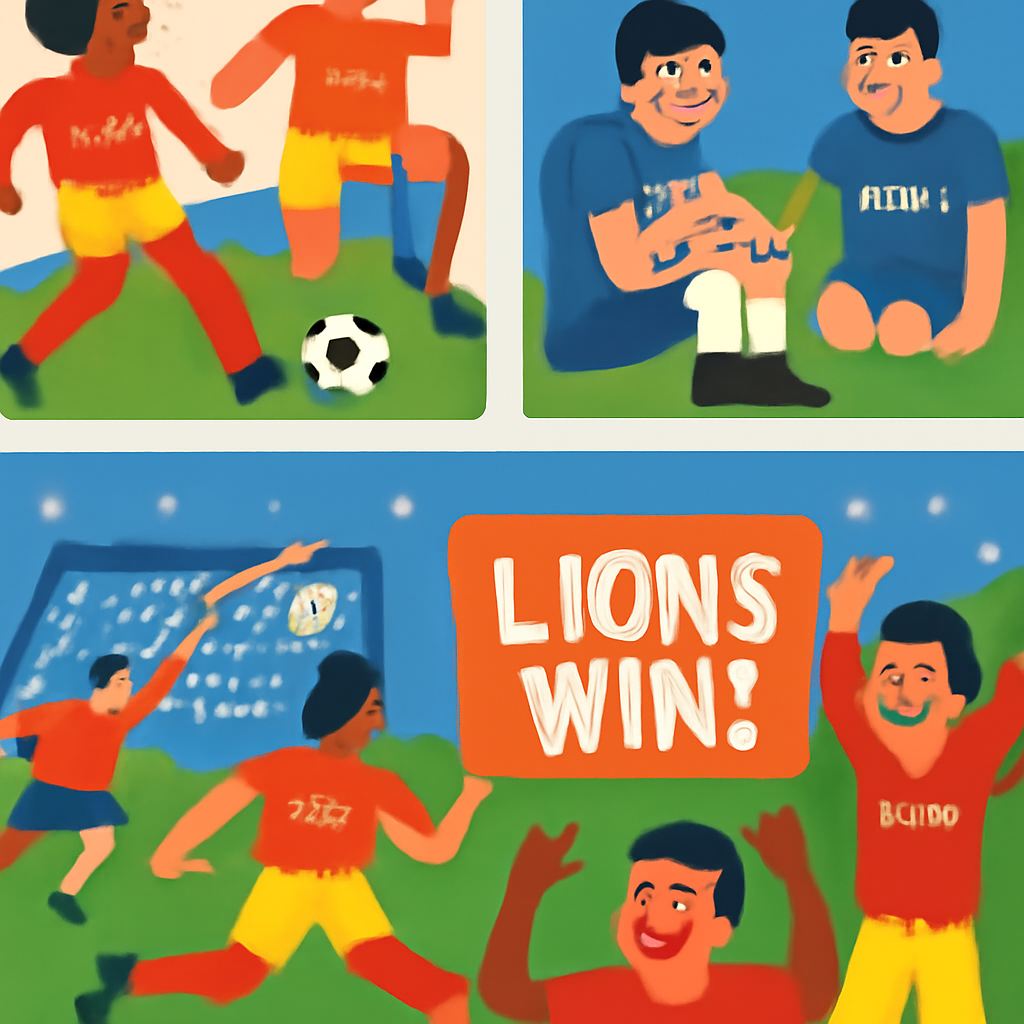 Footy Fun- Lions Roar, Power Pout!