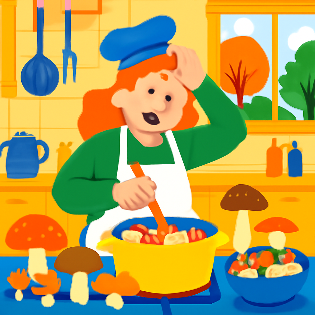 Mushroom Cooking Adventure 🍄