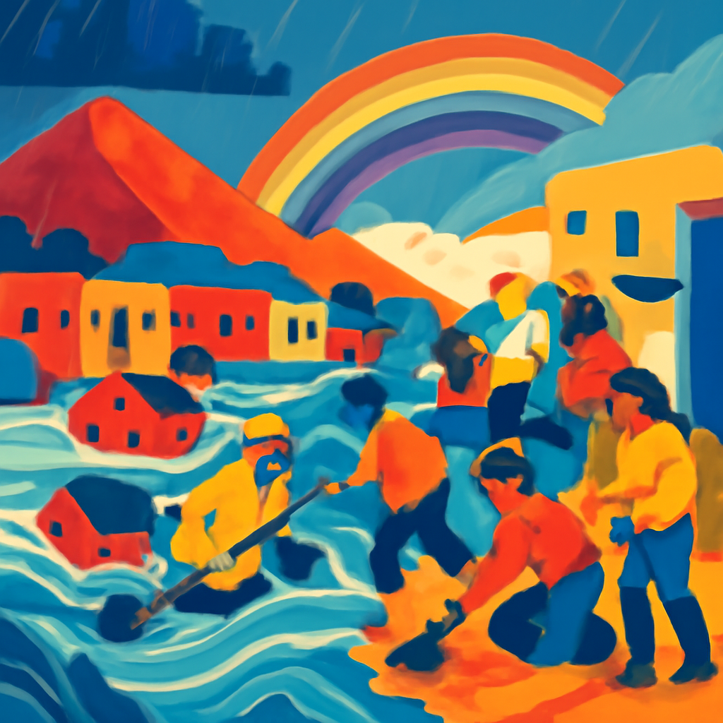 Big Rain in New Mexico